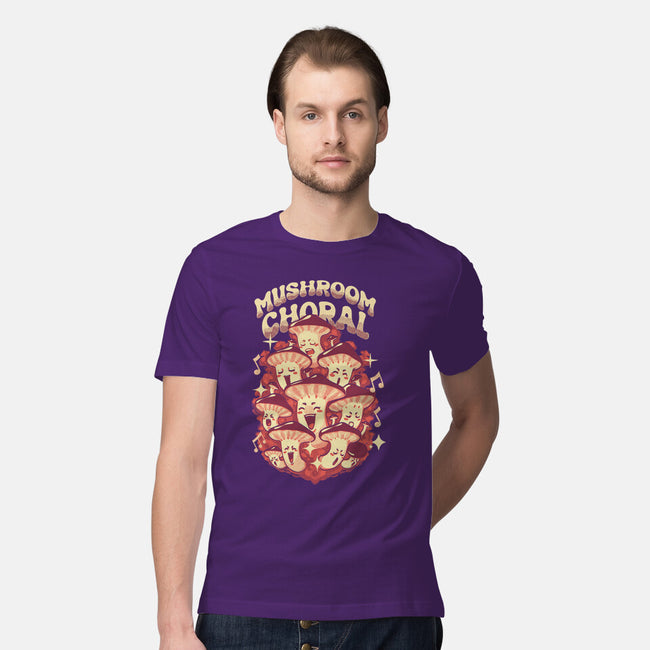 Mushroom Choral-Mens-Premium-Tee-Estudio Horta