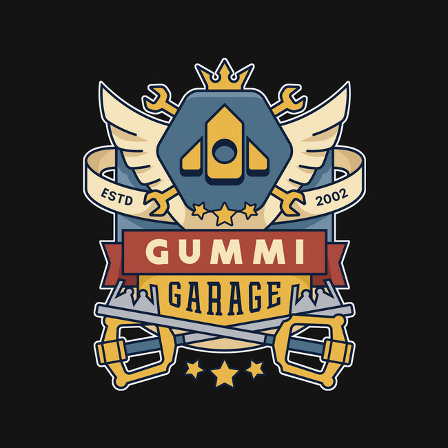 The Gummi Garage Emblem-Unisex-Crew Neck-Sweatshirt-LAGELANTEE