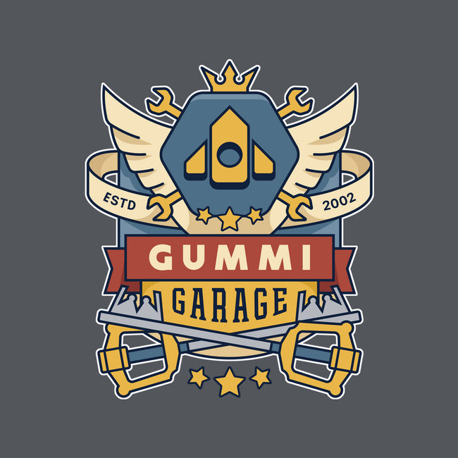 The Gummi Garage Emblem-Womens-Fitted-Tee-LAGELANTEE