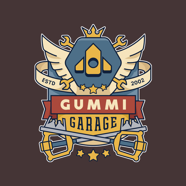 The Gummi Garage Emblem-None-Non-Removable Cover w Insert-Throw Pillow-LAGELANTEE