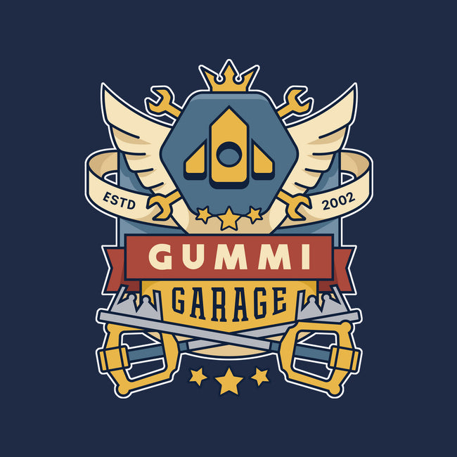 The Gummi Garage Emblem-None-Removable Cover-Throw Pillow-LAGELANTEE