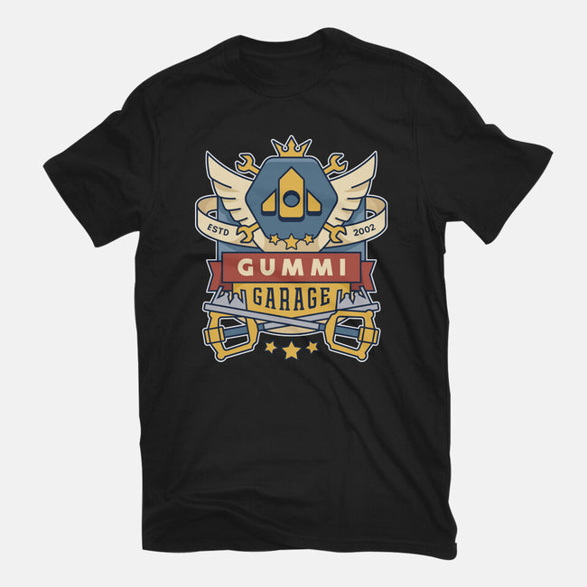 The Gummi Garage Emblem-Unisex-Basic-Tee-LAGELANTEE