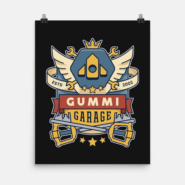 The Gummi Garage Emblem-None-Matte-Poster-LAGELANTEE