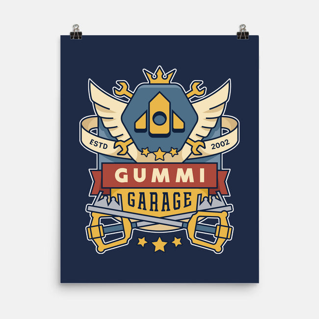 The Gummi Garage Emblem-None-Matte-Poster-LAGELANTEE