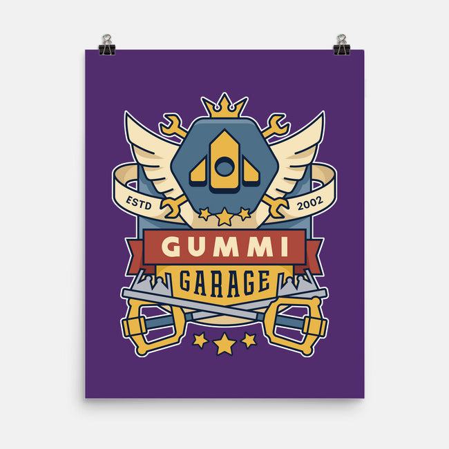 The Gummi Garage Emblem-None-Matte-Poster-LAGELANTEE