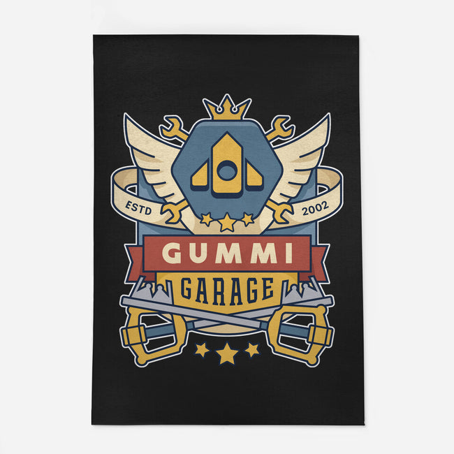 The Gummi Garage Emblem-None-Indoor-Rug-LAGELANTEE