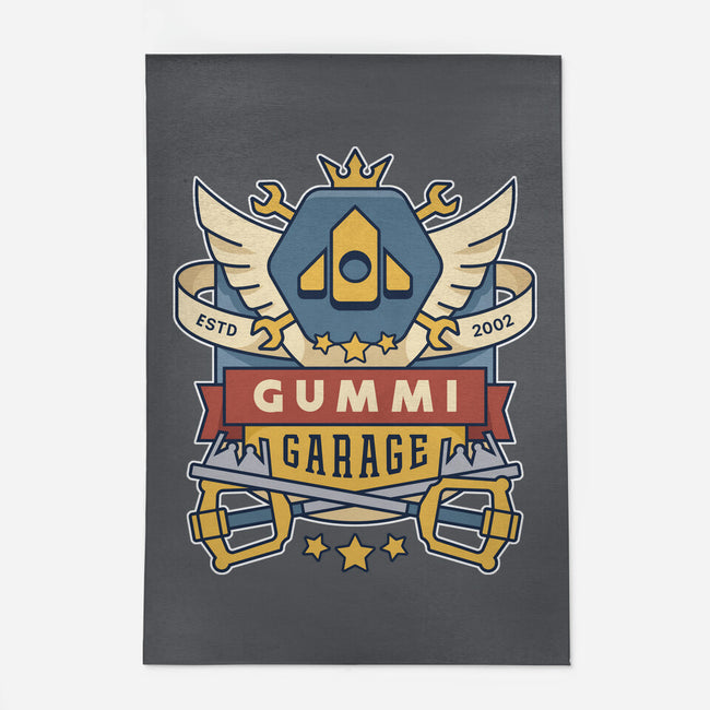 The Gummi Garage Emblem-None-Indoor-Rug-LAGELANTEE