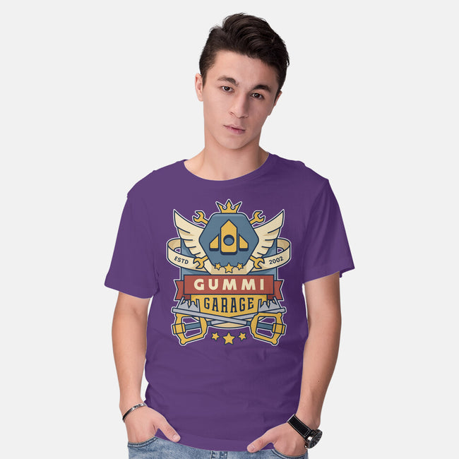 The Gummi Garage Emblem-Mens-Basic-Tee-LAGELANTEE