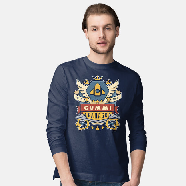 The Gummi Garage Emblem-Mens-Long Sleeved-Tee-LAGELANTEE