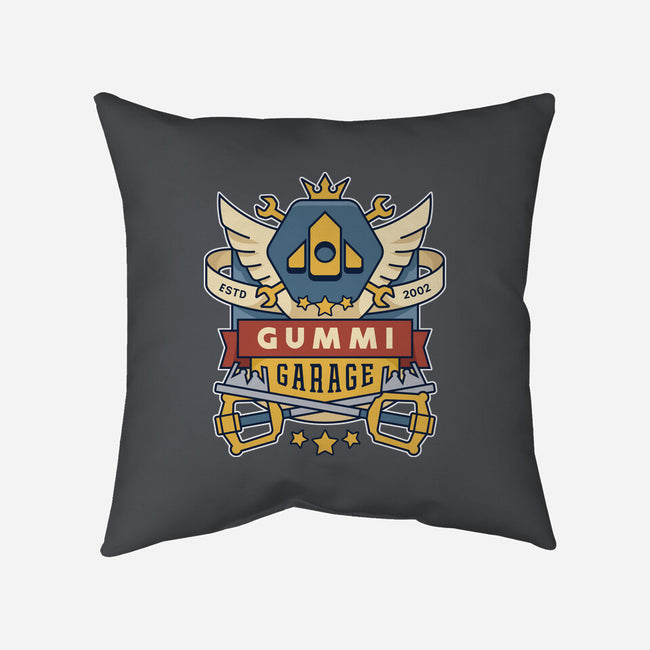 The Gummi Garage Emblem-None-Removable Cover w Insert-Throw Pillow-LAGELANTEE