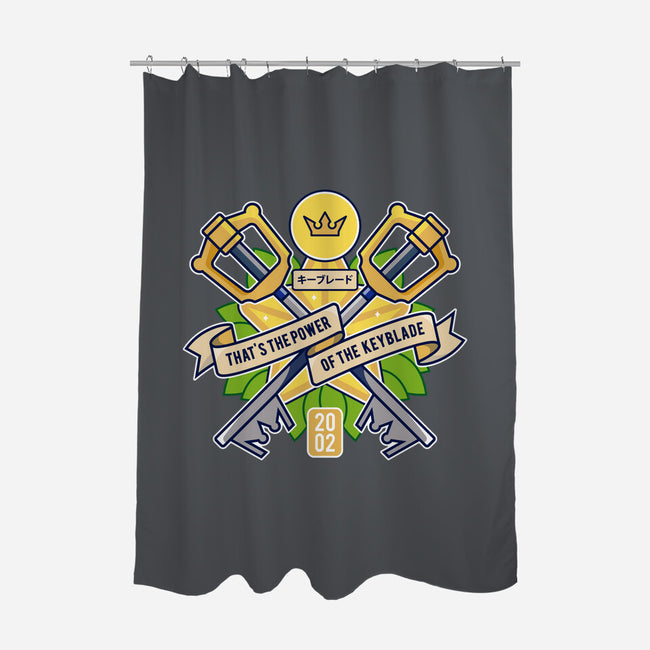 Power Of The Keyblade-None-Polyester-Shower Curtain-LAGELANTEE