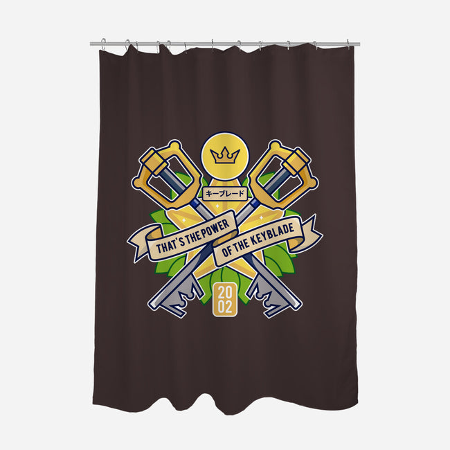 Power Of The Keyblade-None-Polyester-Shower Curtain-LAGELANTEE