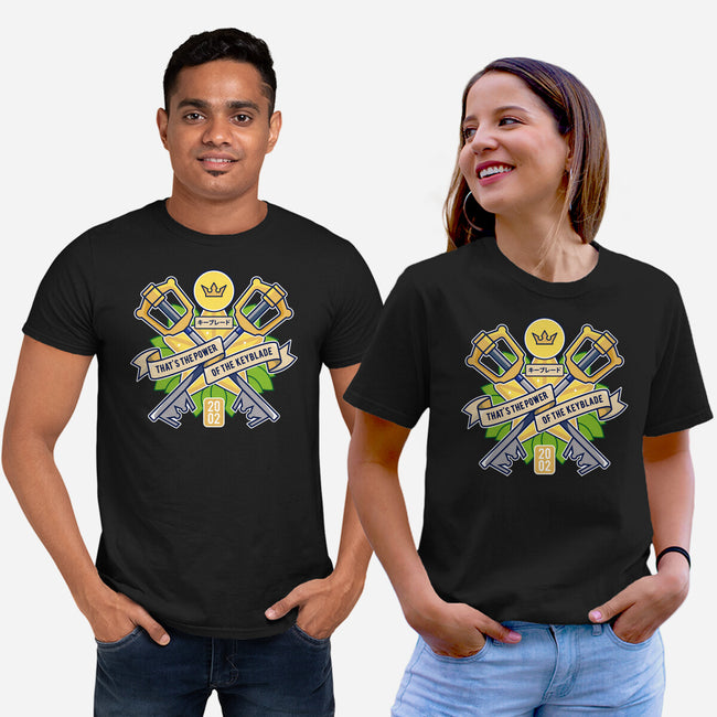 Power Of The Keyblade-Unisex-Basic-Tee-LAGELANTEE