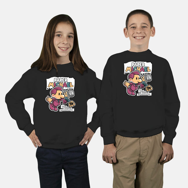 Paper Michael-Youth-Crew Neck-Sweatshirt-estudiofitas