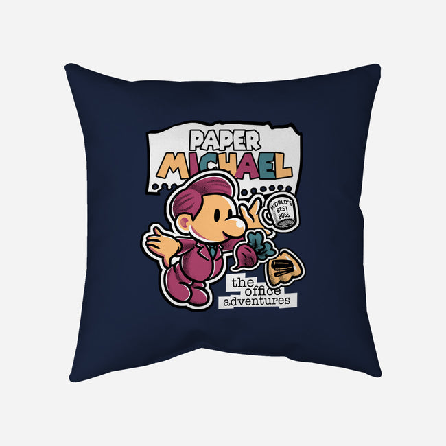 Paper Michael-None-Non-Removable Cover w Insert-Throw Pillow-estudiofitas