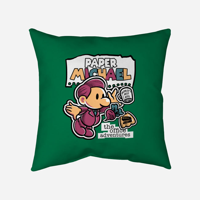 Paper Michael-None-Removable Cover-Throw Pillow-estudiofitas