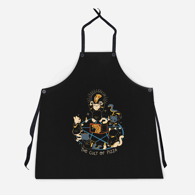 The Cult Of Pizza-Unisex-Kitchen-Apron-yumie