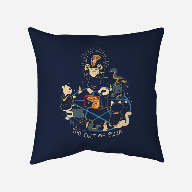 The Cult Of Pizza-None-Removable Cover-Throw Pillow-yumie