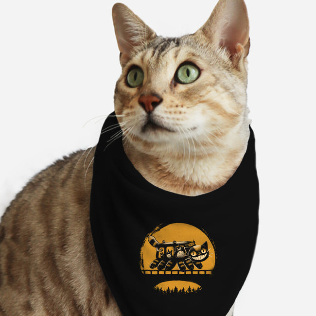 Late Night Ride-Cat-Bandana-Pet Collar-naomori