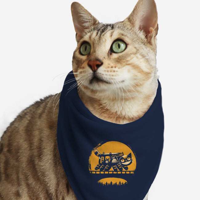 Late Night Ride-Cat-Bandana-Pet Collar-naomori