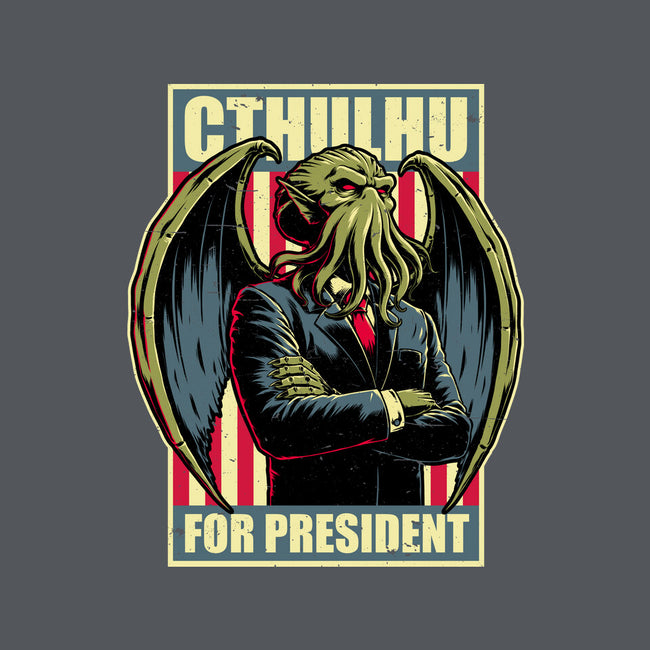 Cthulhu For President-None-Removable Cover-Throw Pillow-Studio Mootant