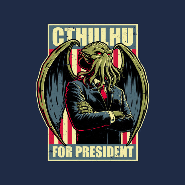 Cthulhu For President-None-Non-Removable Cover w Insert-Throw Pillow-Studio Mootant