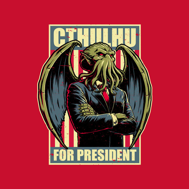 Cthulhu For President-Dog-Basic-Pet Tank-Studio Mootant