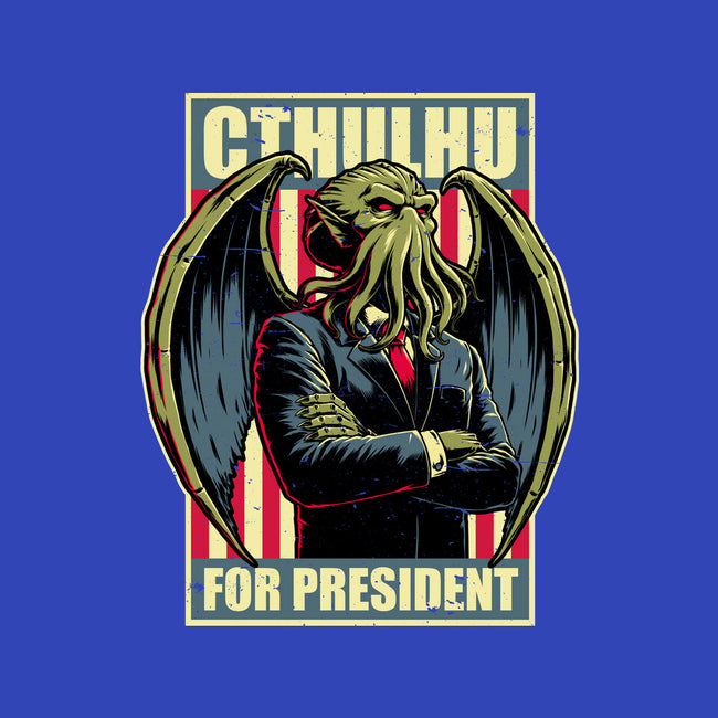 Cthulhu For President-Mens-Long Sleeved-Tee-Studio Mootant