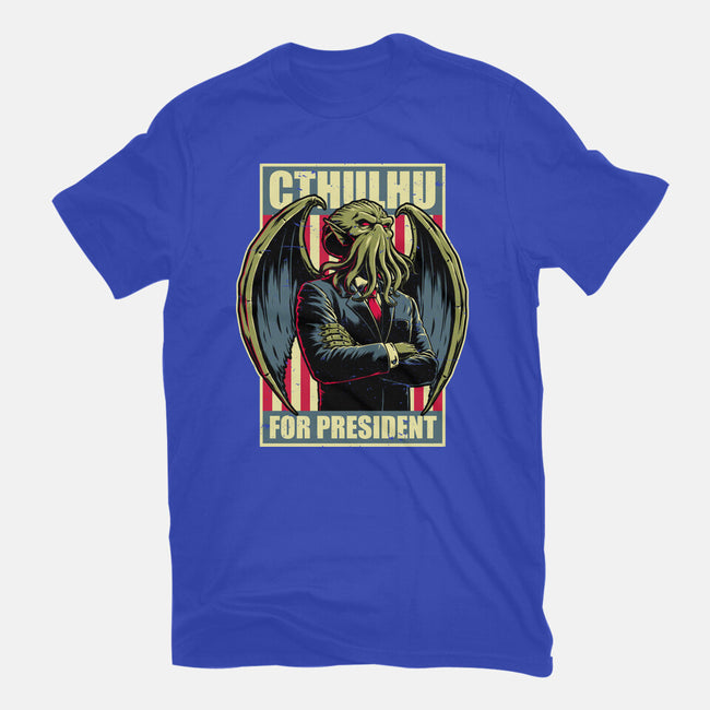 Cthulhu For President-Youth-Basic-Tee-Studio Mootant