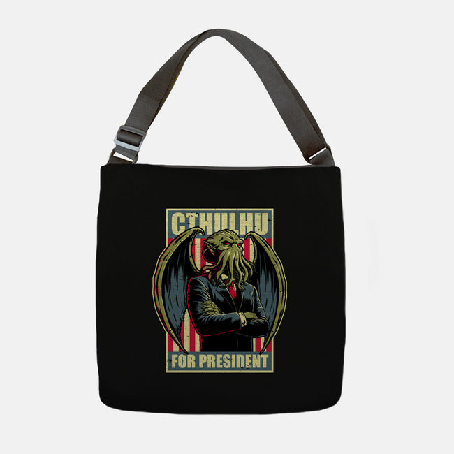 Cthulhu For President-None-Adjustable Tote-Bag-Studio Mootant