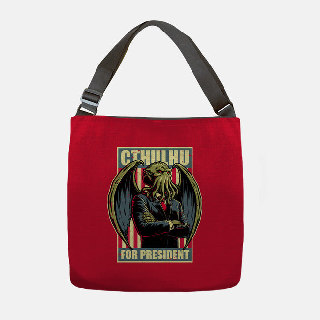 Cthulhu For President-None-Adjustable Tote-Bag-Studio Mootant