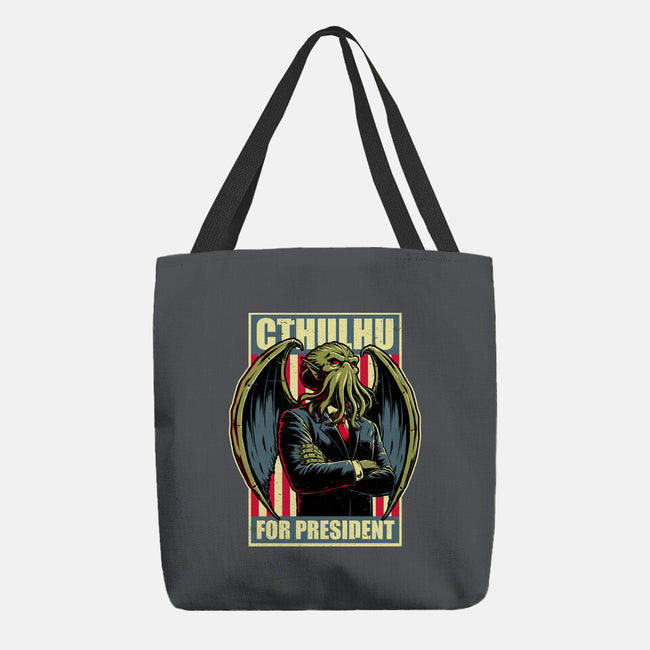 Cthulhu For President-None-Basic Tote-Bag-Studio Mootant