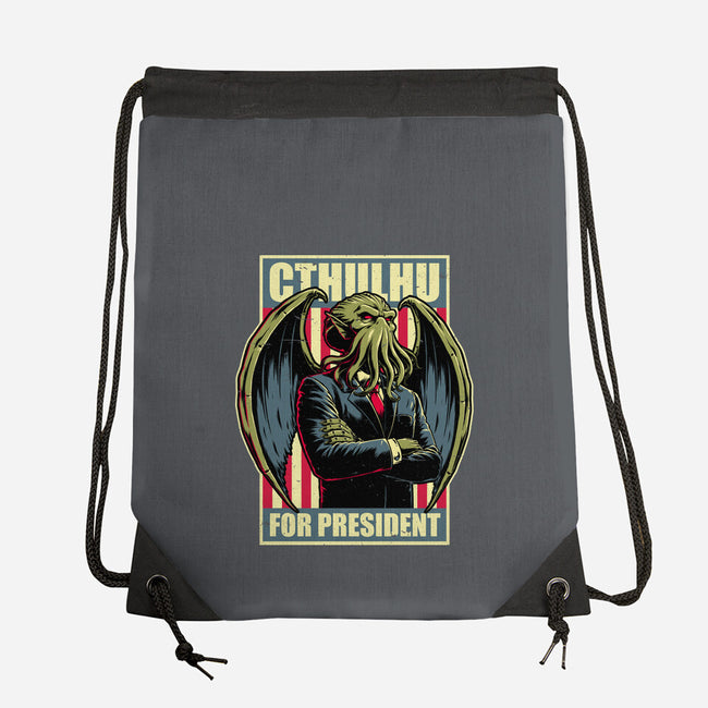 Cthulhu For President-None-Drawstring-Bag-Studio Mootant