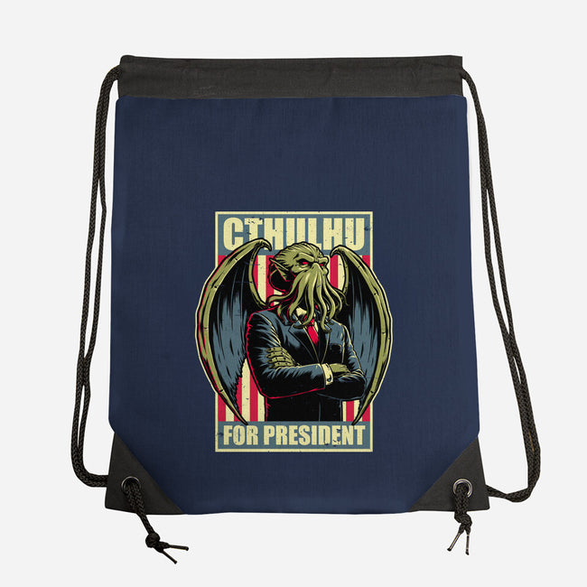 Cthulhu For President-None-Drawstring-Bag-Studio Mootant