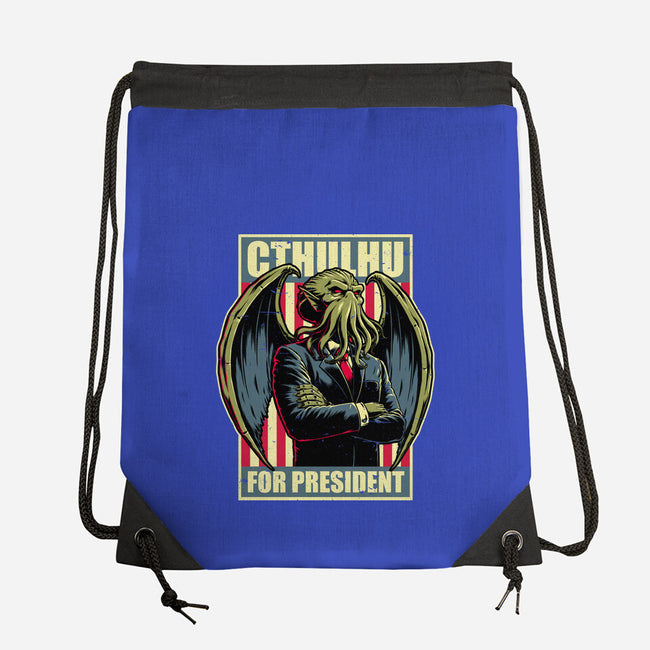 Cthulhu For President-None-Drawstring-Bag-Studio Mootant