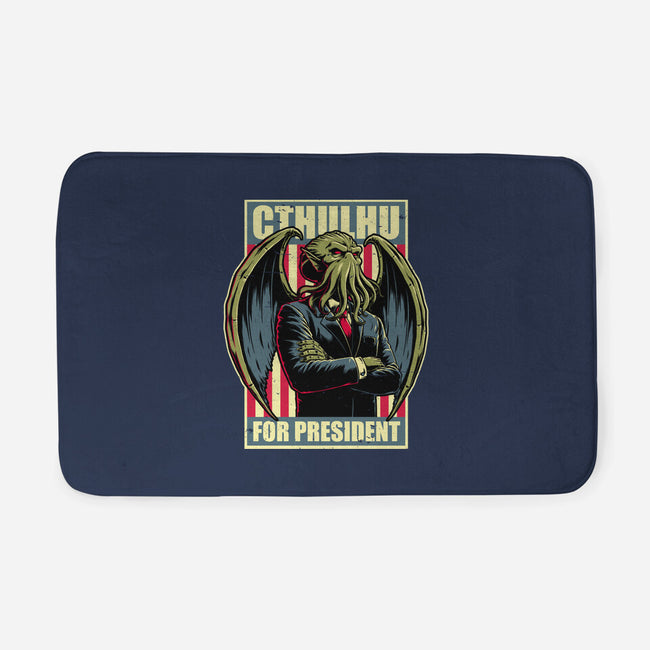 Cthulhu For President-None-Memory Foam-Bath Mat-Studio Mootant