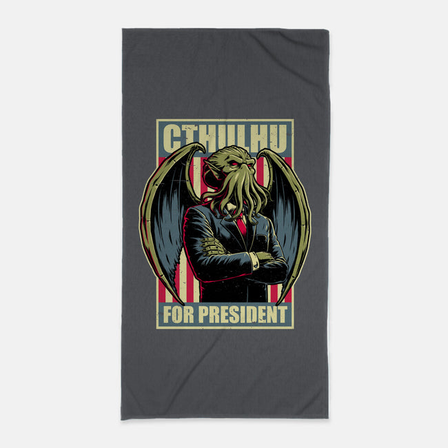 Cthulhu For President-None-Beach-Towel-Studio Mootant