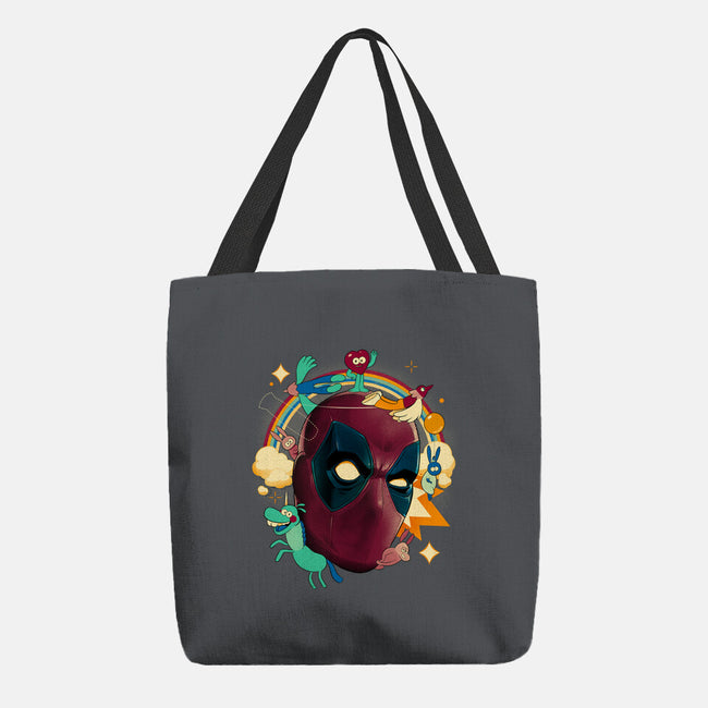 Imaginary Pool Friends-None-Basic Tote-Bag-Bruno Mota