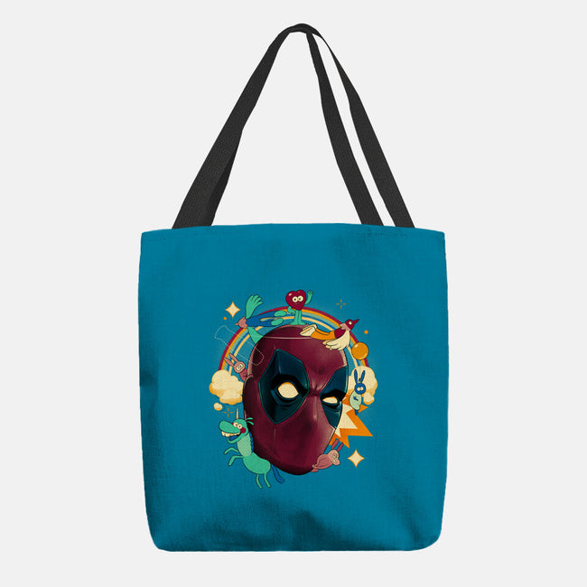 Imaginary Pool Friends-None-Basic Tote-Bag-Bruno Mota