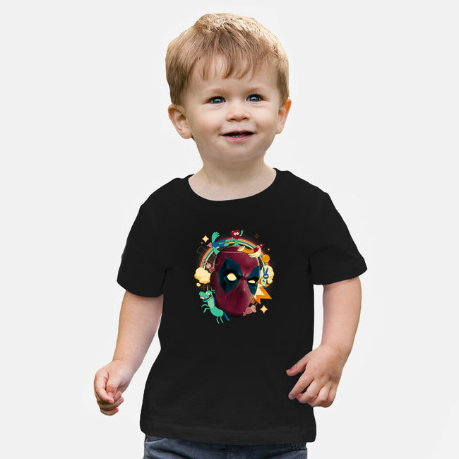 Imaginary Pool Friends-Baby-Basic-Tee-Bruno Mota