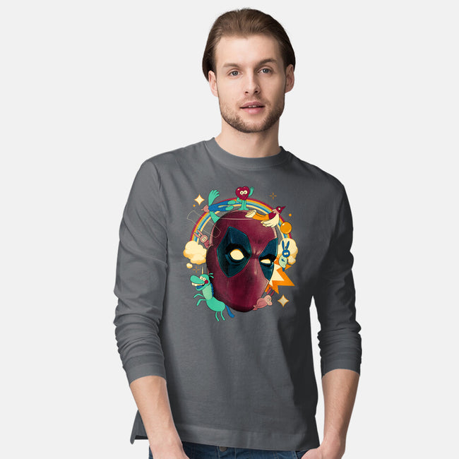 Imaginary Pool Friends-Mens-Long Sleeved-Tee-Bruno Mota