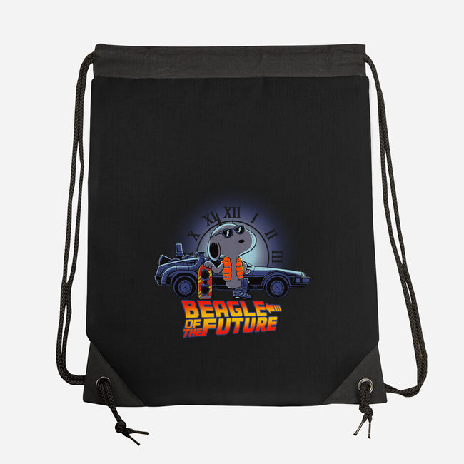 Beagle Of The Future-None-Drawstring-Bag-rmatix