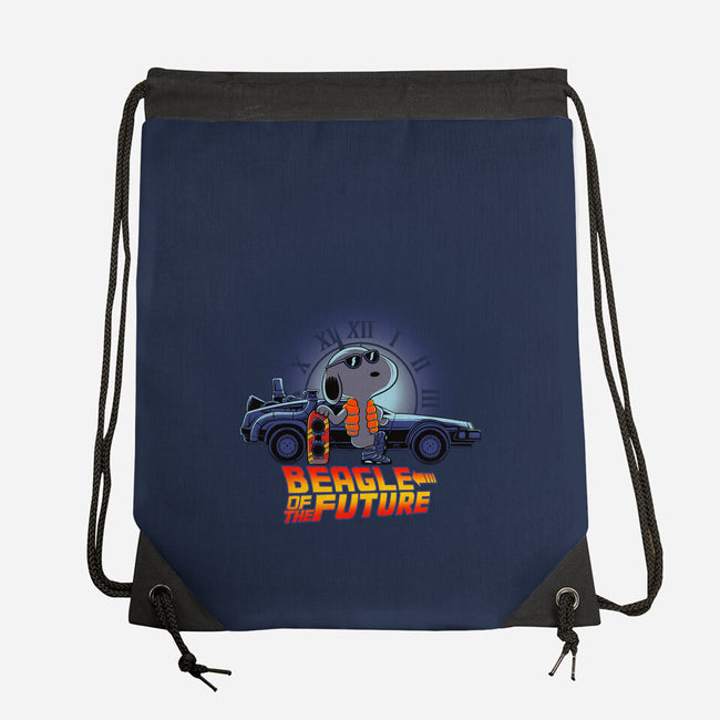 Beagle Of The Future-None-Drawstring-Bag-rmatix