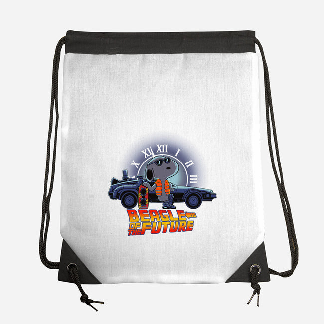 Beagle Of The Future-None-Drawstring-Bag-rmatix