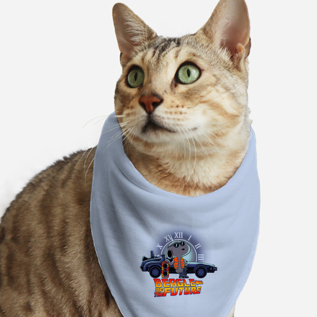 Beagle Of The Future-Cat-Bandana-Pet Collar-rmatix