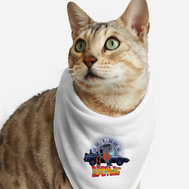 Beagle Of The Future-Cat-Bandana-Pet Collar-rmatix