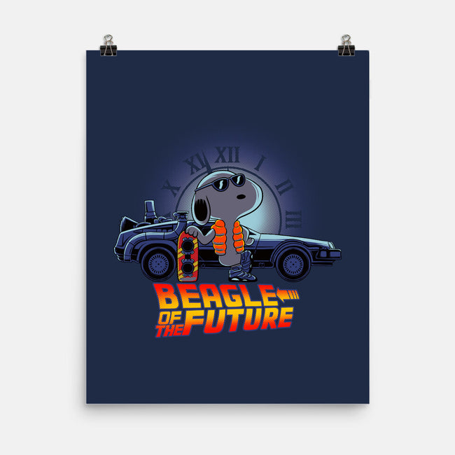 Beagle Of The Future-None-Matte-Poster-rmatix