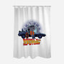 Beagle Of The Future-None-Polyester-Shower Curtain-rmatix