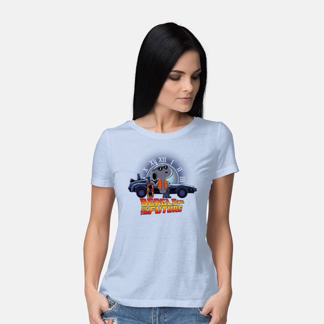 Beagle Of The Future-Womens-Basic-Tee-rmatix