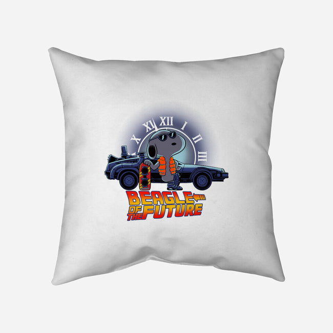 Beagle Of The Future-None-Non-Removable Cover w Insert-Throw Pillow-rmatix